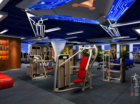 鹭岛国际奥宇健身房设计-西藏健身房设计公司