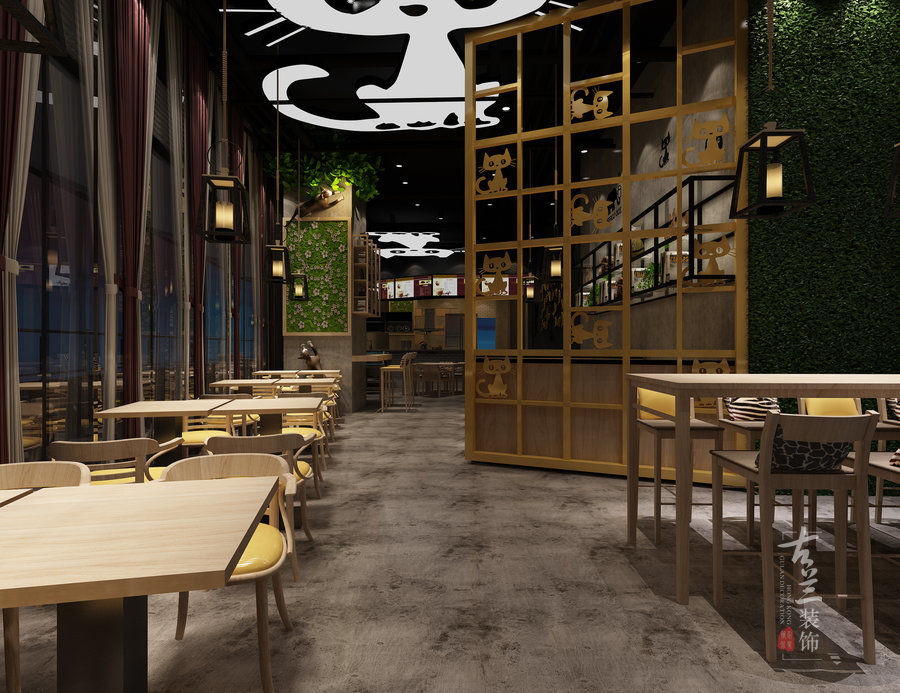资阳专业西餐厅设计公司原创案例_芭西里风味西餐厅设计