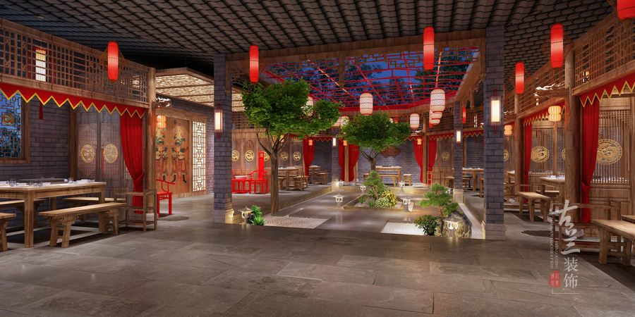 小龍坎火鍋店設計