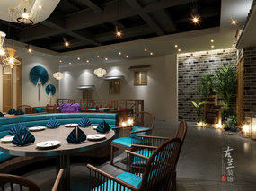 【徽州人家餐厅】承接小型宴会餐厅|成都专业餐厅设计公司