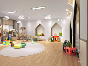 【广州宾尼国际早教中心】成都专业特色儿童早教培训中心装修设计