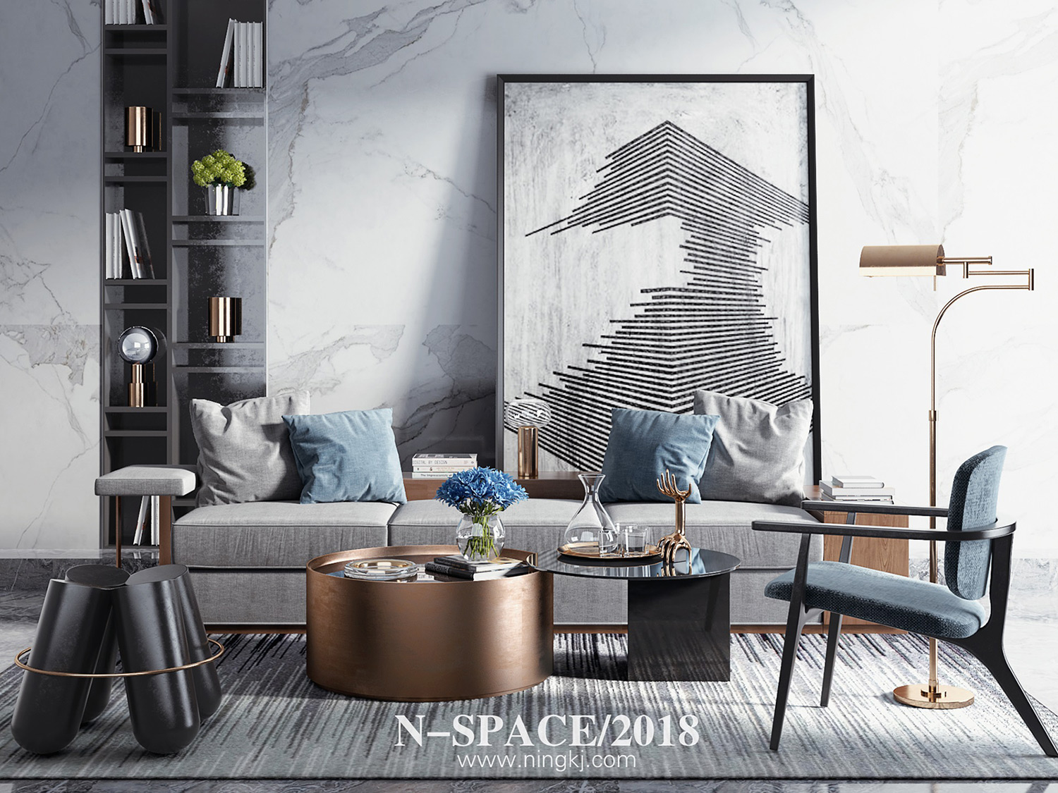 【宁空间印象】N-SPACE/2018新中式软装摆件 