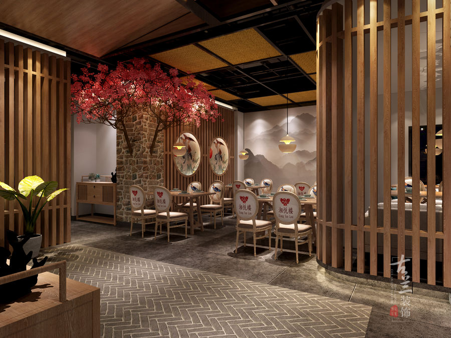 湘悦楼餐厅设计作品-成都中式餐厅专业设计