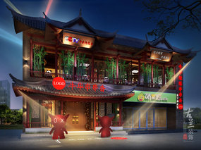【内蒙古牛华绿缘串串香设计】—武汉餐厅设计