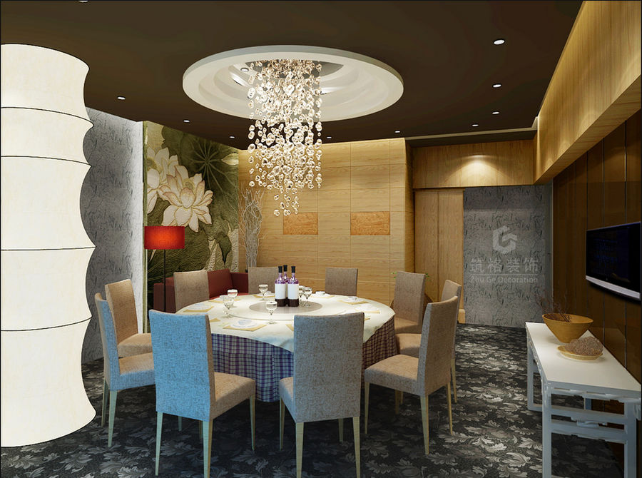贵阳丰禾银座餐厅装修案例-贵阳餐厅装修设计-贵阳餐厅如何设计-贵阳餐厅