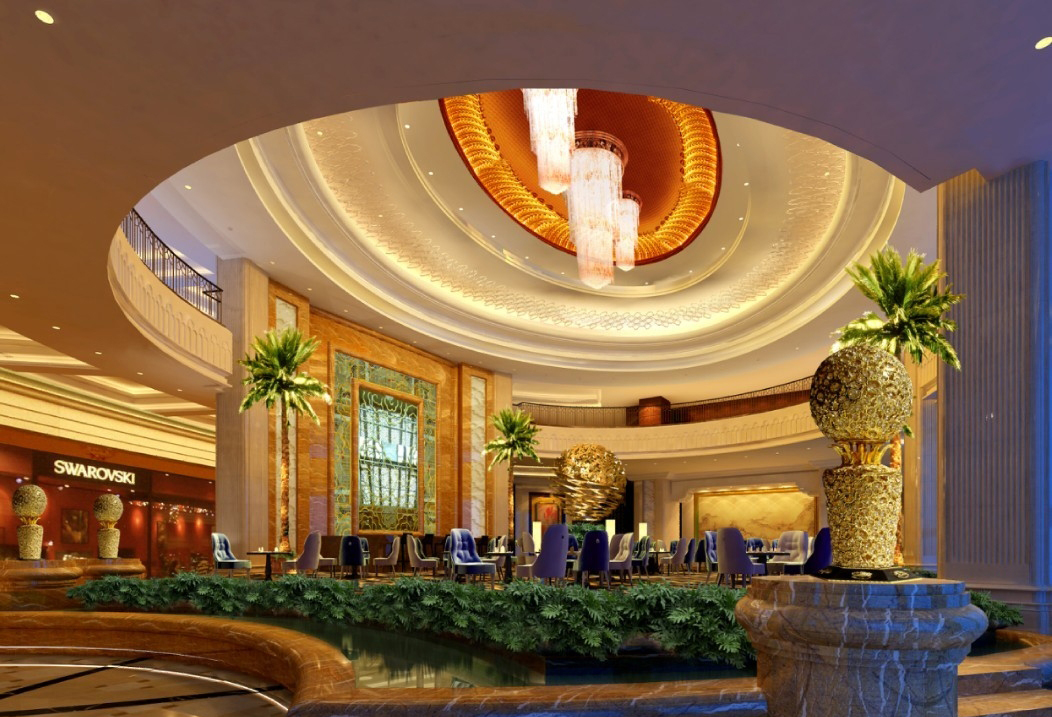 丽景国际酒店室内装修设计效果图案例