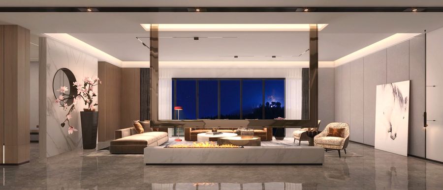 正誉智能·灯光设计丨南京·九间堂600平米独栋别墅,轻奢是一种生活品质