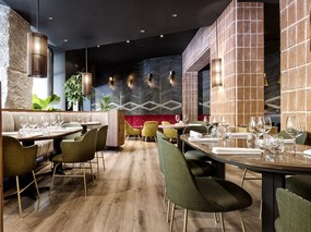 餐厅装修设计瓷砖木地板水泥自流平,到底选哪个?
