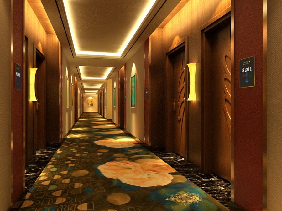 伯尔曼艺术酒店室内空间设计效果图
