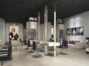 成都美发店门面设计要怎么做-成都理发店室内空间装修设计