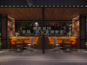 广东品牌餐厅设计//让座位布局变得更科学