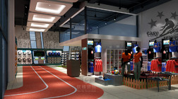 体育用品卖场案例欣赏丨成都店面设计丨商铺空间设计