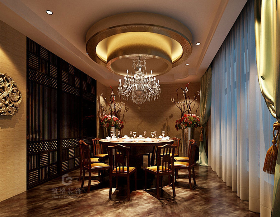 贵阳中餐厅装修设计效果图-筑格装饰公司案例