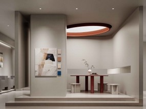 周笙笙全案设计 | 150m²德国Alpina阿尔贝娜涂料展厅