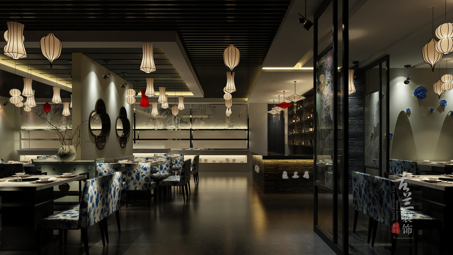 【聂三耳火锅店（B类）】设计-重庆餐厅空间设计公司 