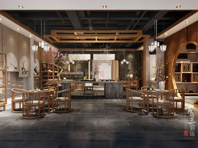大邑仁和茶楼设计-广州茶楼空间专业设计