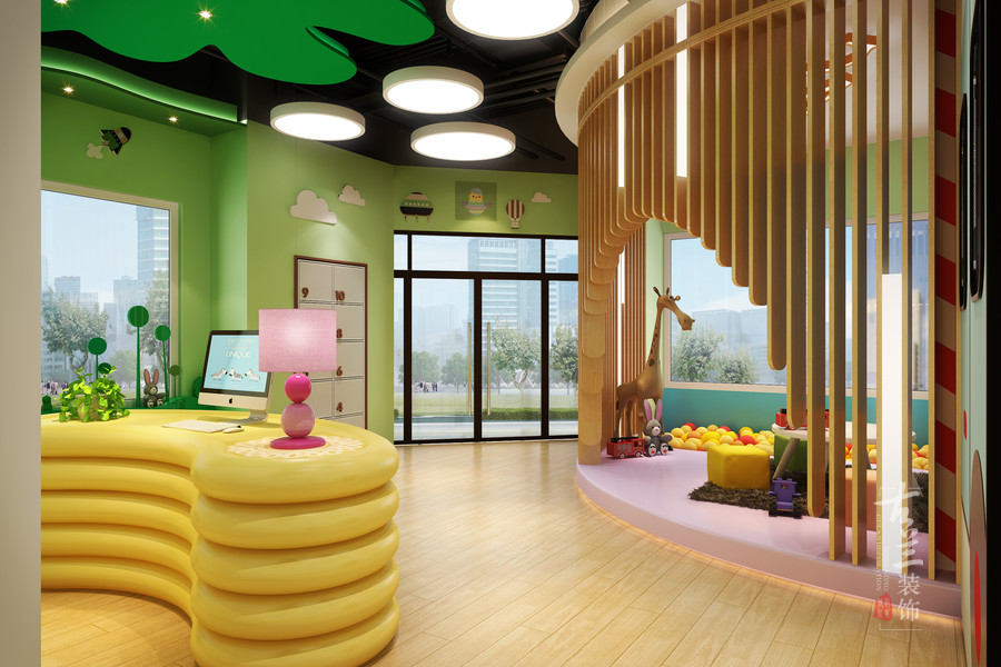 爱尔丝国际儿童教育中心设计案例-广州早教中心空间设计