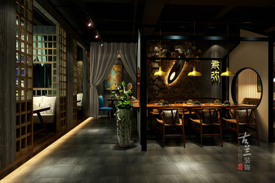 【弥素素食餐厅】餐饮空间设计-成都专业特色餐厅装修设计