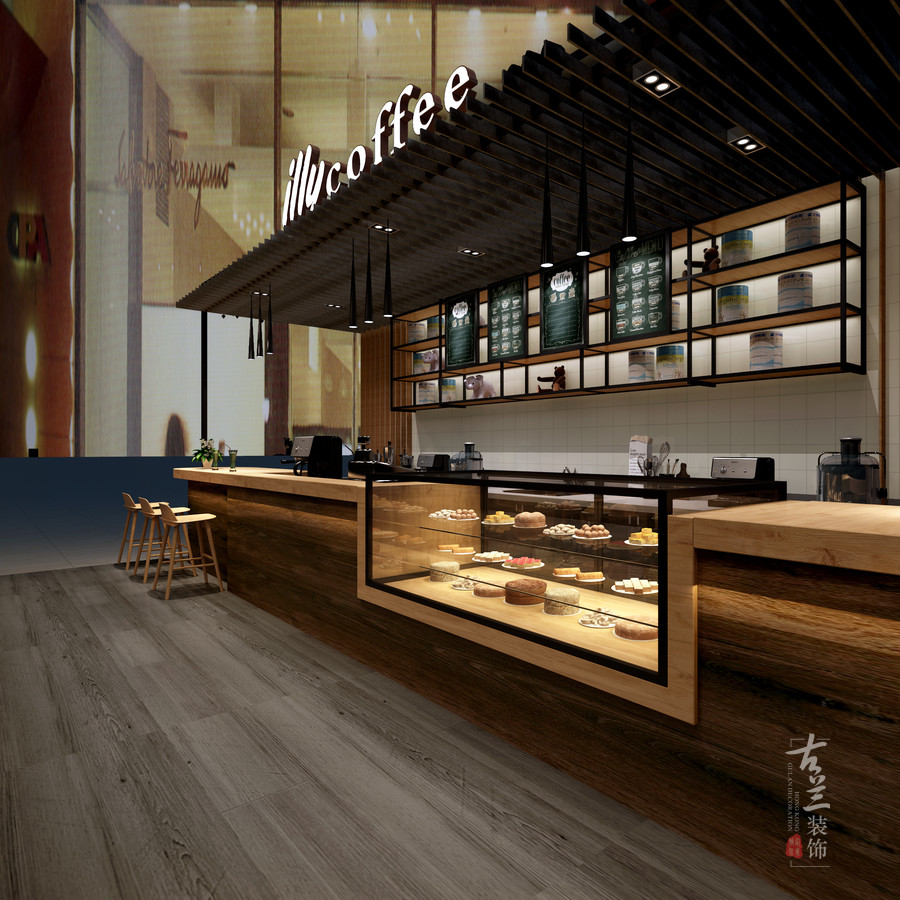 【新疆意利咖啡虚拟店设计】新疆咖啡厅设计,新疆专业特色咖啡厅设计公司