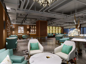设计案例【卡莫咖啡厅】-广州咖啡厅空间设计公司 