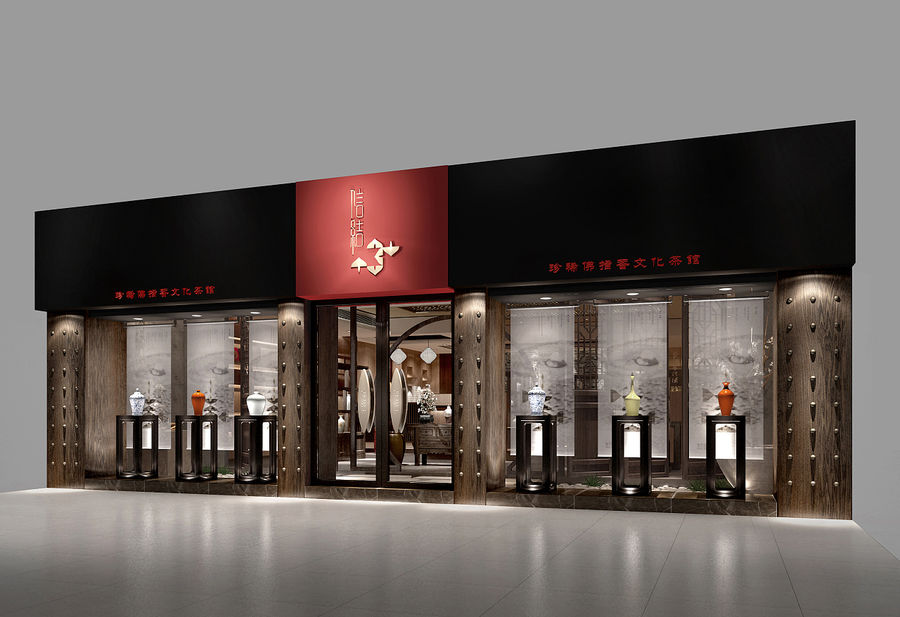 茶叶类专卖空间——成都茶叶店装修设计|成都高端茶叶店装修设计|成都茶叶体验店装修设计