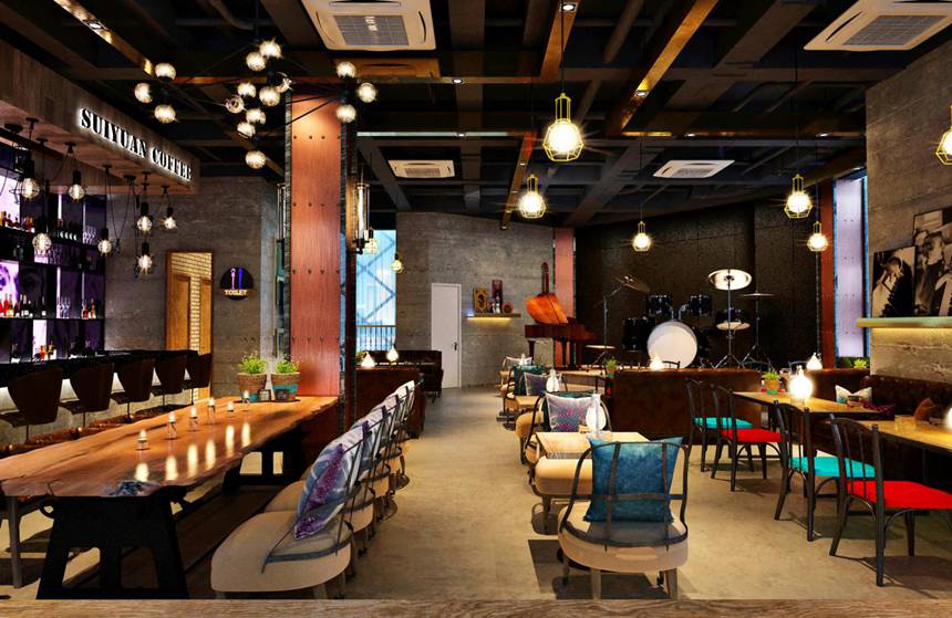 北京十佳室内设计师周维：drama咖啡吧，集时尚与复古于一身