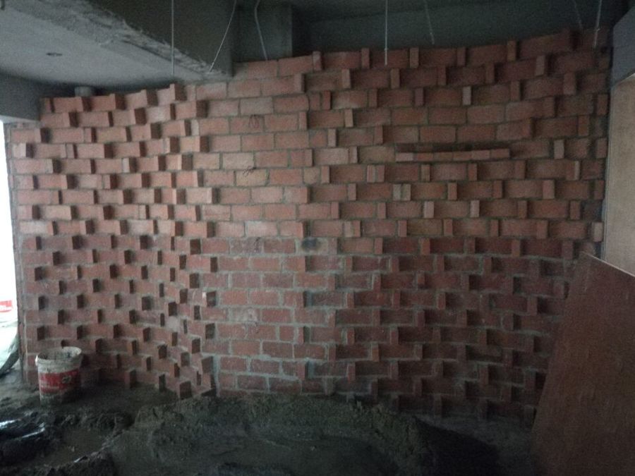 【立東建模圖文】不規(guī)整排列磚墻建模