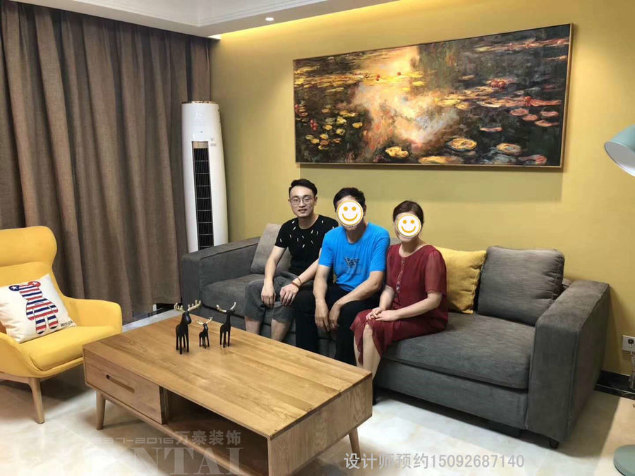 兗州裝修效果圖：實(shí)景拍攝祥瑞花園北歐風(fēng)