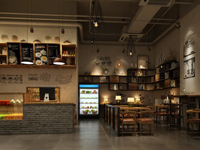 甜品店设计【辛发亭甜品店】- 广州甜品店空间设计公司