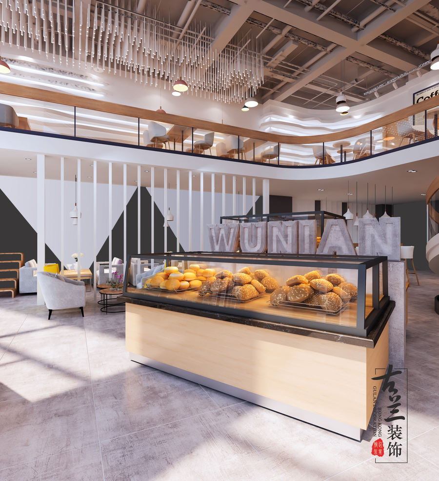 香月湖咖啡厅——成都咖啡厅装修设计