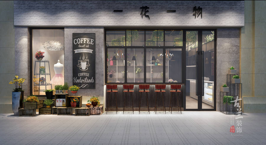 成都咖啡厅空间设计公司—【成都花艺咖啡馆】案例分享