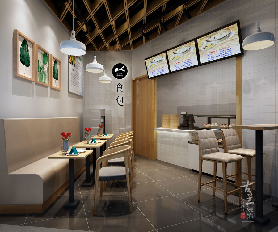成都小吃店空间设计—【食包小吃店】设计案例