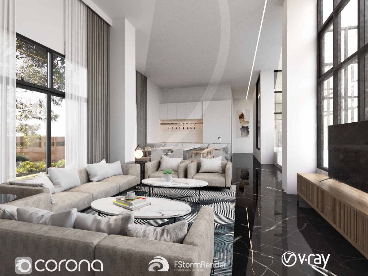 VRAY vs CORONA vs FSTORM