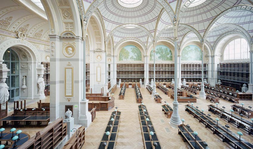 在巴黎遇见天堂！法国国家图书馆Richelieu Library