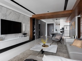 桃园264㎡现代舒适家居 | 层层室内设计 