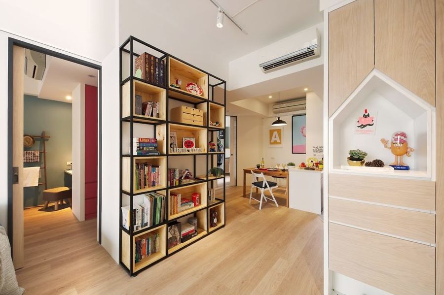 现代化的多彩公寓 | A Lentil Design