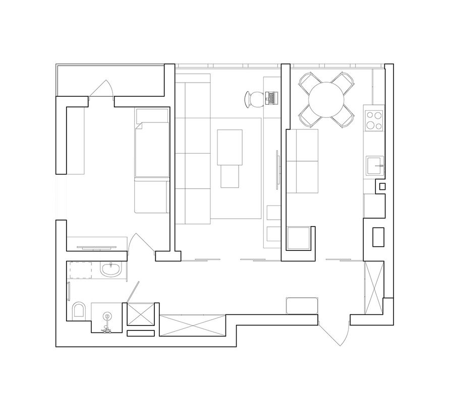 现代极简白色调住宅设计