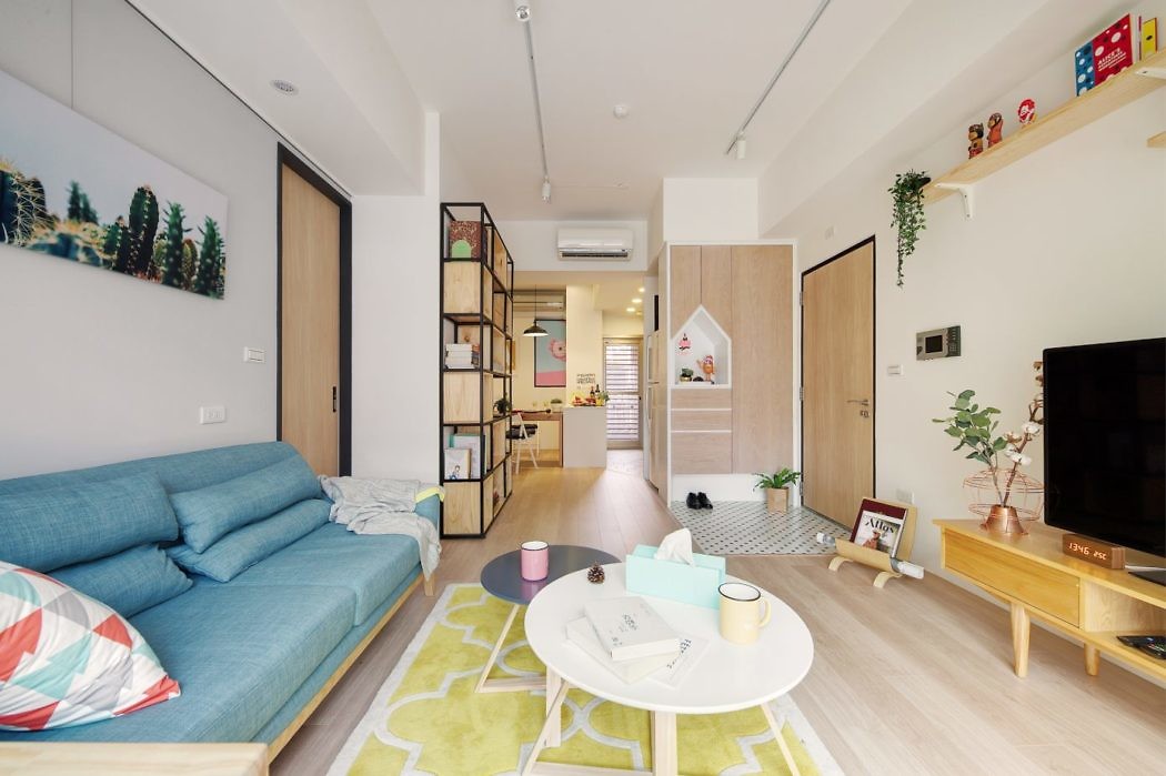 现代化的多彩公寓 | A Lentil Design
