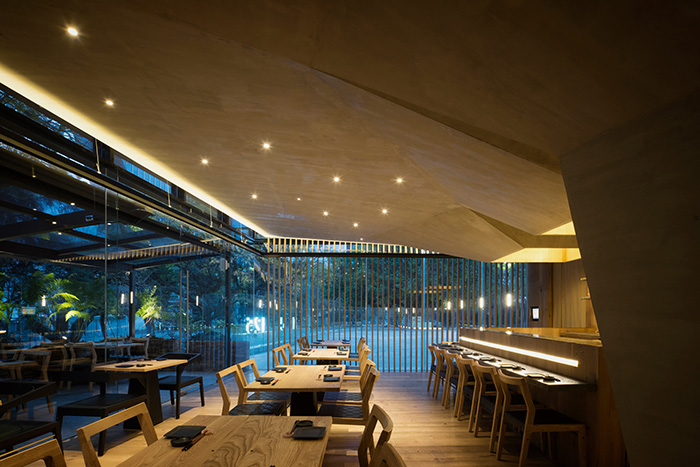 优雅的日料餐厅装修设计，充满了浓郁的日式风情！