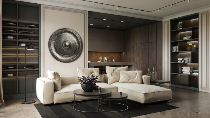 85㎡现代公寓— —质感与舒适的完美结合