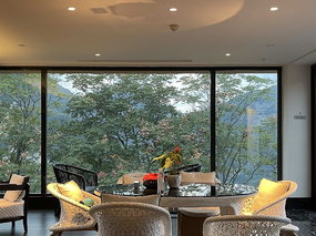 思丽设计作品丨清山碧水度假酒店 隐于大峡谷云海仙境上的山水画卷