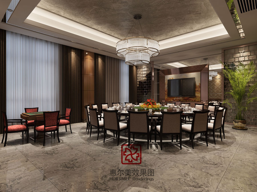 酒店包間效果圖
