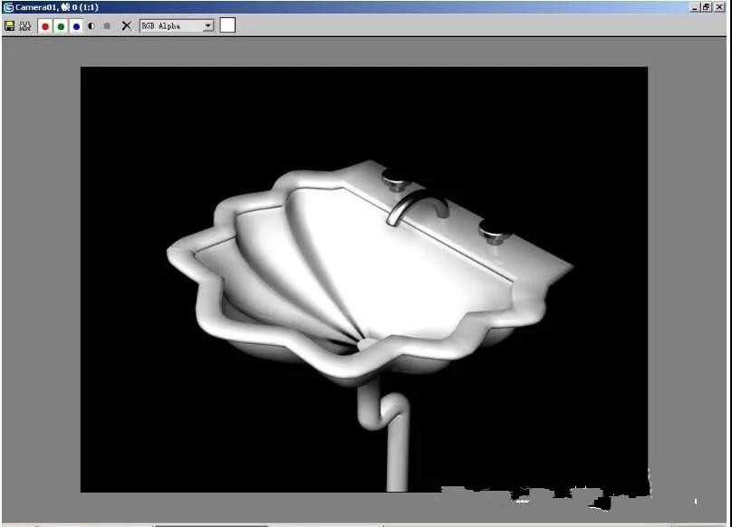 3dmax建模洗手盆的教程