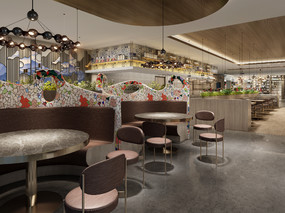 自助餐餐饮设计公司带你了解中式餐饮空间色彩的搭配原则