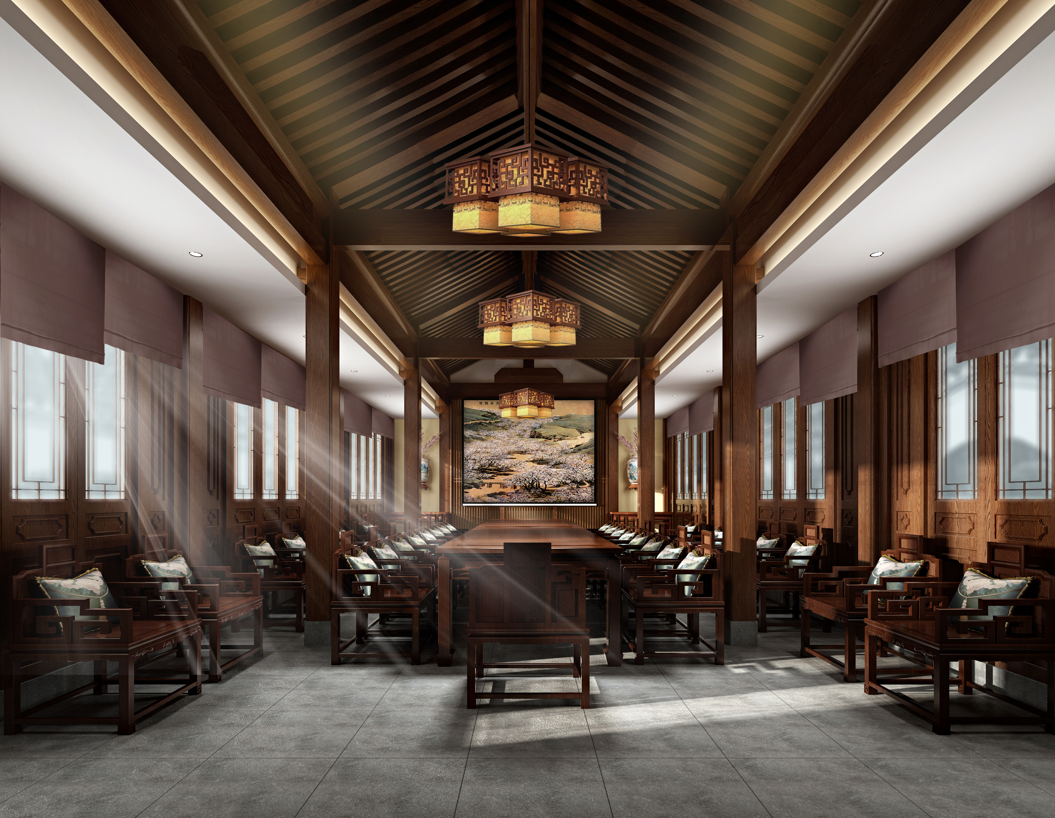 新中式餐饮酒店设计