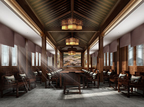 新中式餐饮酒店设计
