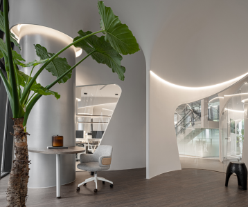 唐忠汉｜340㎡办公空间 极简设计，每个细节值得考究！