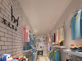 韩国童装店装修