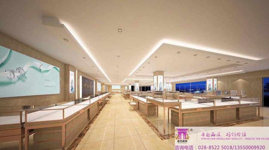 成都饰品店装修设计公司-卓巧-饰品店铺装修多少钱