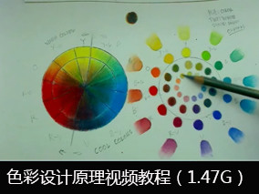 【积分商城产品介绍】色彩的设计原理视频教程（1.47G）